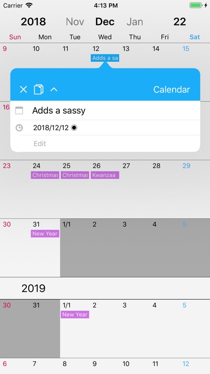 DoDay ∞ scroll Calender