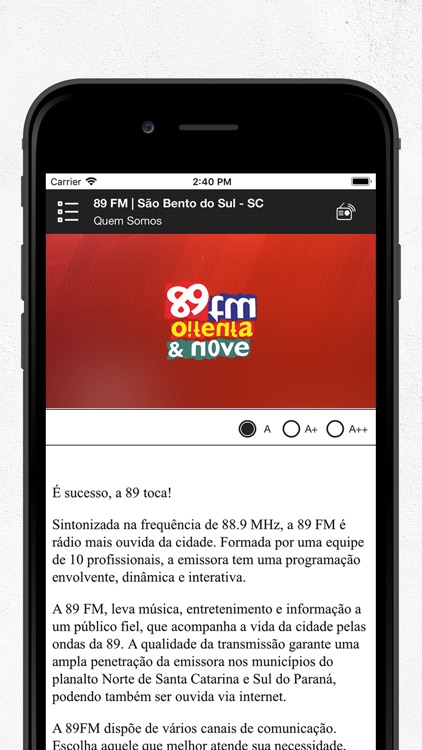 89 FM | São Bento do Sul - SC screenshot-3