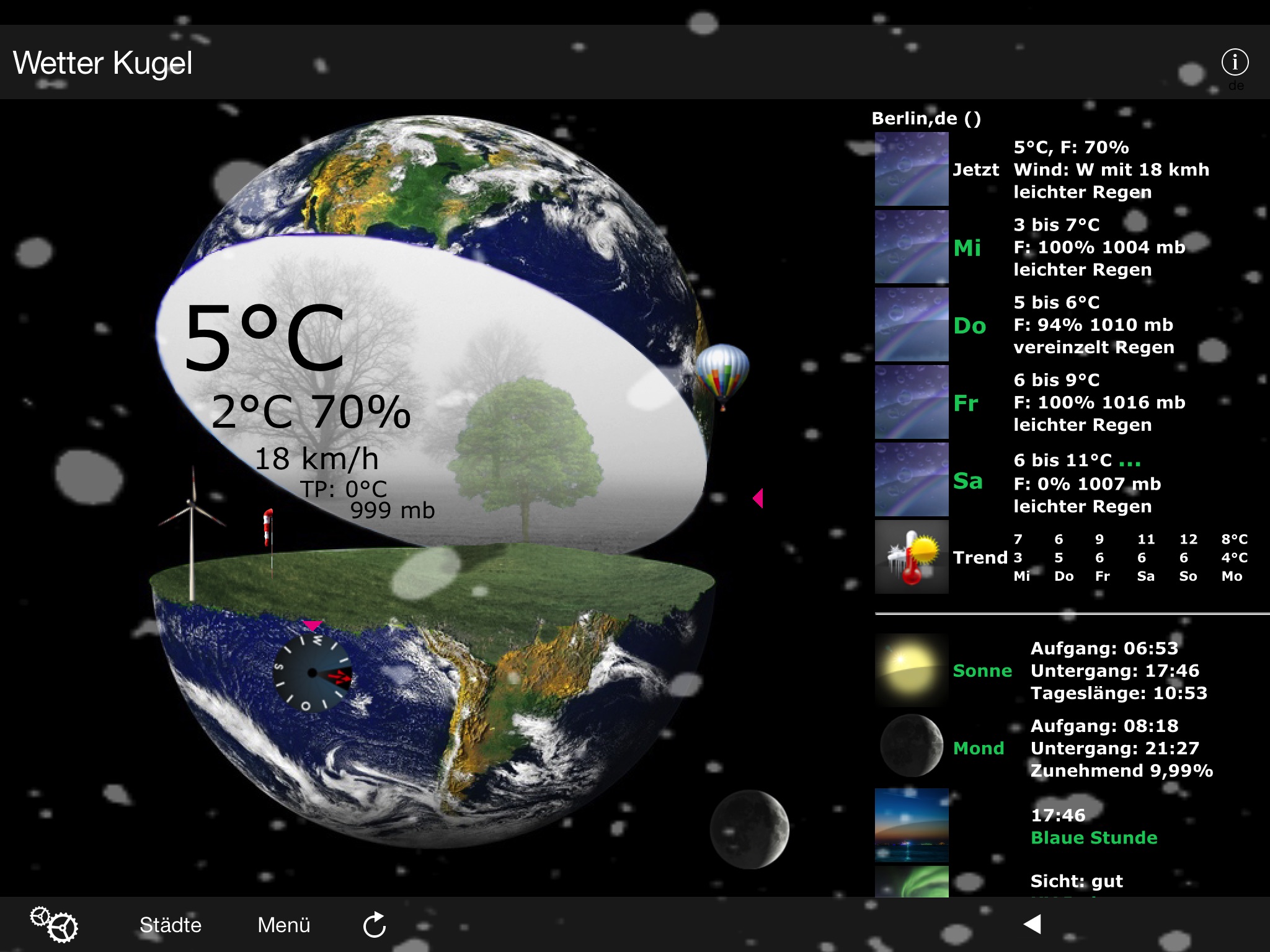 Weather Globe screenshot 2