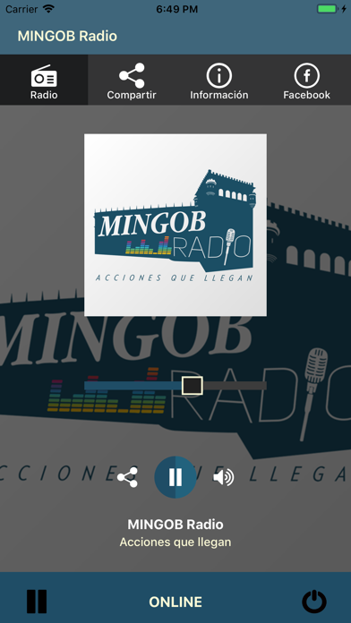 MINGOB Radio screenshot 2