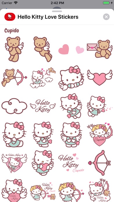 Hello Kitty Love Stickersのおすすめ画像4