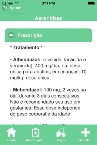 Prescrições Infectologia screenshot 3