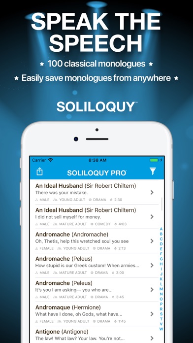 【图】Soliloquy: Classic Monologues(截图1) 【图】Soliloquy: Classic Monologues(截图1)