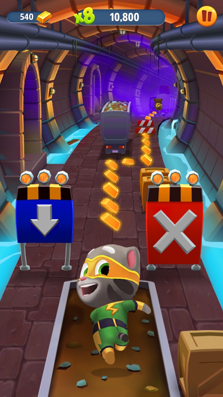 Talking Tom Gold Run - Free Hack screenshot 3 - iOS game interface