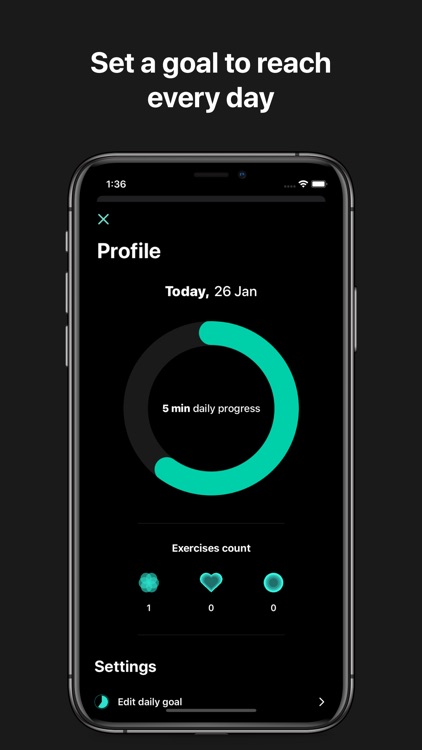 Becalm - Breathing app