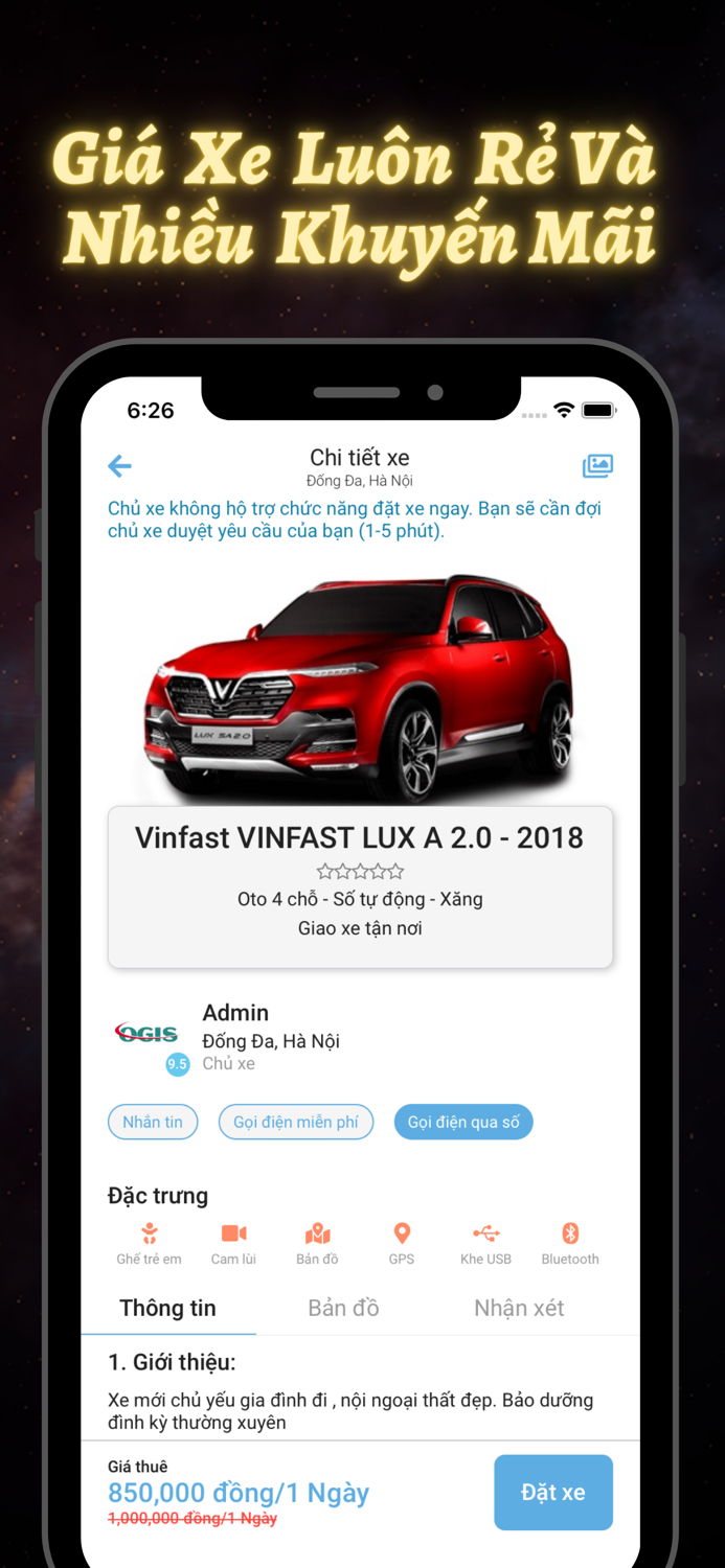 OGIS - Thuê Xe, Cứu Hộ, Bãi Đỗ