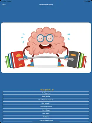 Captura 1 Entrena tu cerebro y memoria iphone