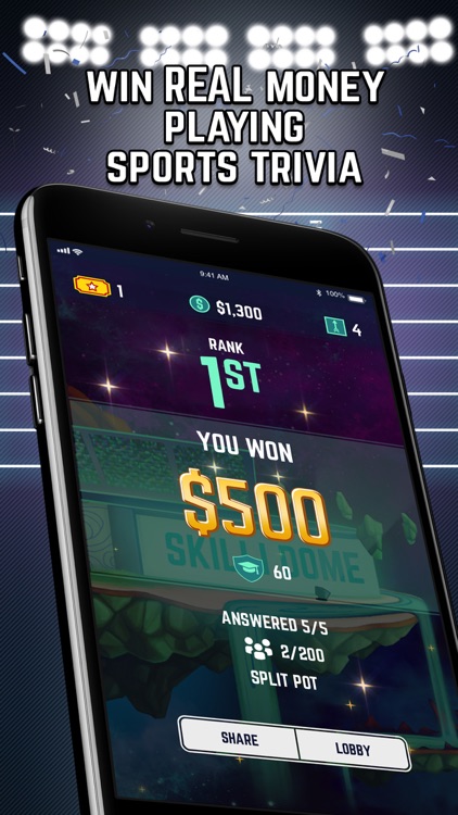 Skilli World-Real Money Trivia screenshot-0