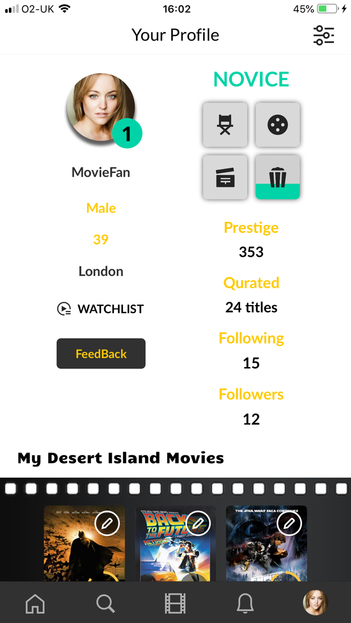 Qurator Movie Review App