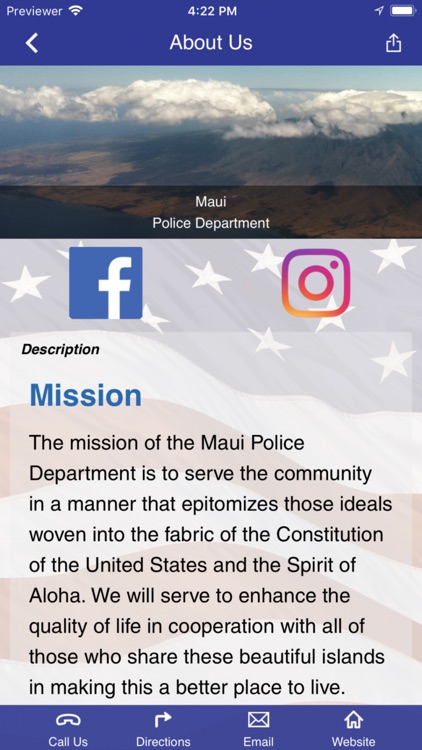 Maui Police Department App