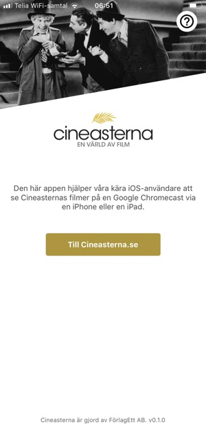 Cineasterna - Chromecast App(圖1)-速報App