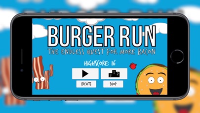 How to cancel & delete Burger Run - The Endless Quest For More Bacon from iphone & ipad 1