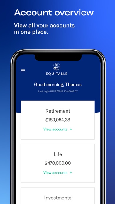 Equitable Mobile App screenshot 3