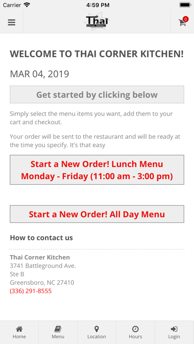 How to cancel & delete Thai Corner Kitchen from iphone & ipad 1