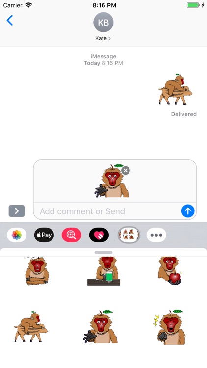 Macaque Stickers screenshot-3