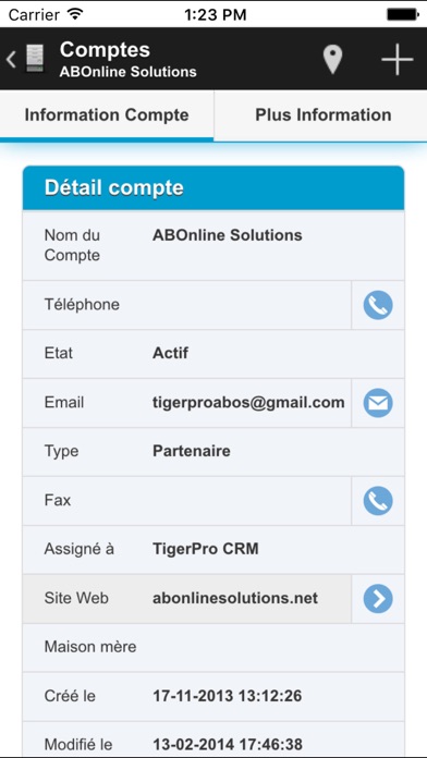 Initiative CRM screenshot 3