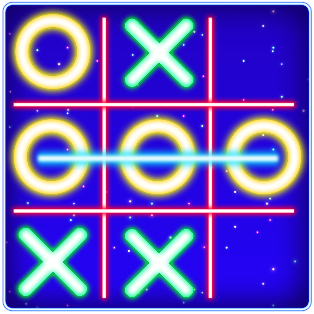 Tic Tac Toe glow - Puzzle Game Apk Download for Android- Latest