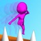 Run through colorful environments, avoid tricky obstacles and get to the door in this hilarious race