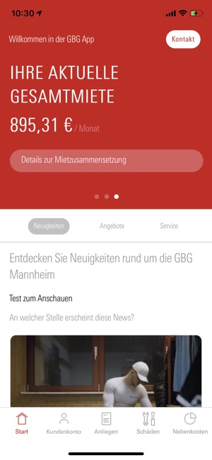 GBG Mannheim - Mieter-App