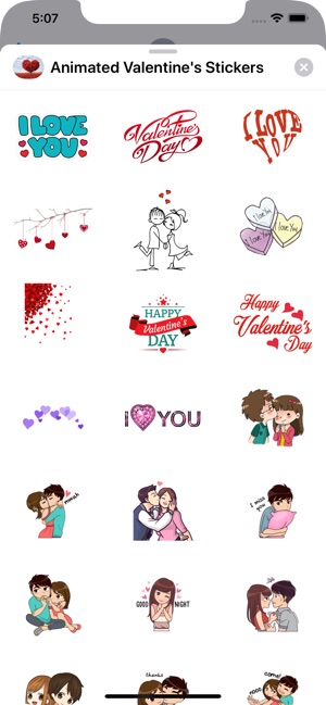 Animated Valentine's Stickers