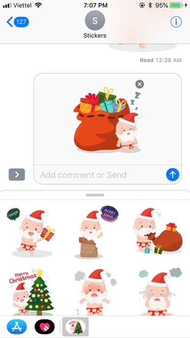 Christmas BoKid Funny Stickers screenshot 3