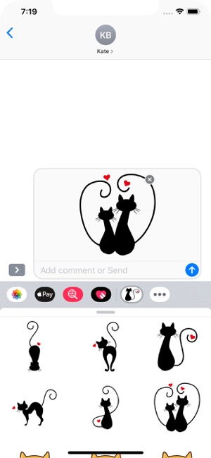 Kitty Cate Stickers Pack(圖5)-速報App