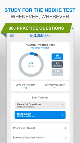 Game screenshot NBDHE Practice Test mod apk