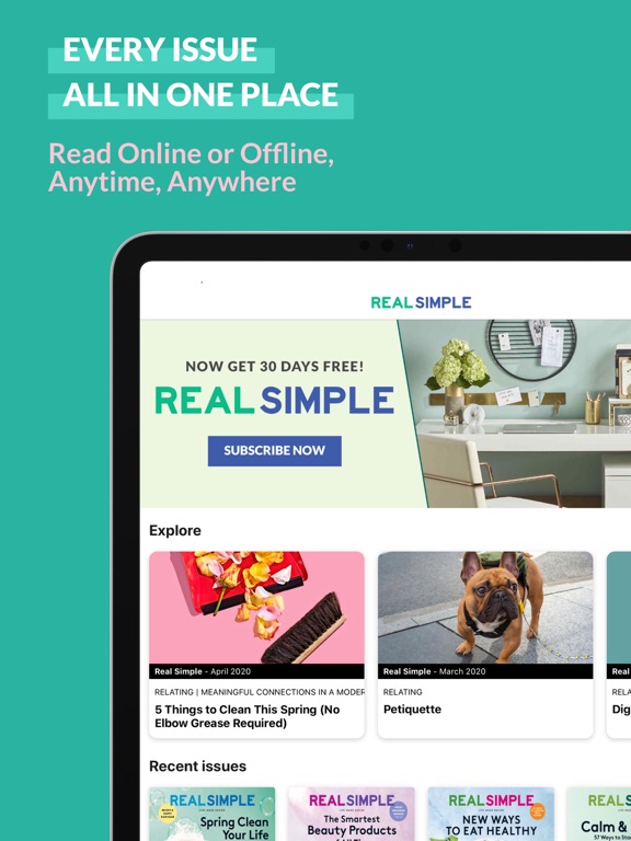 Real Simple Magazine screenshot 2