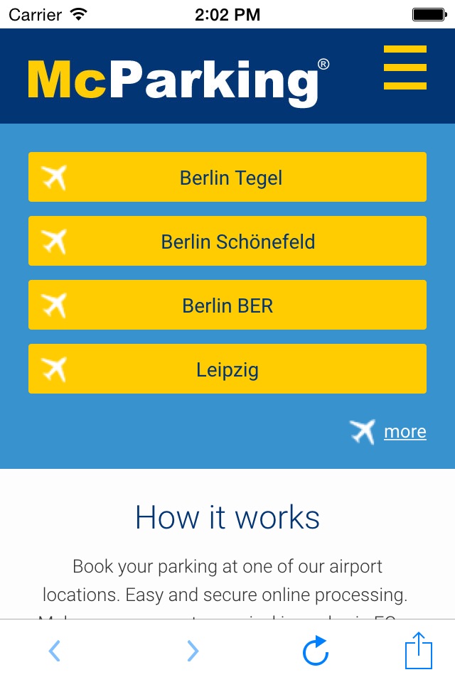 McParking | Parking Airport screenshot 2