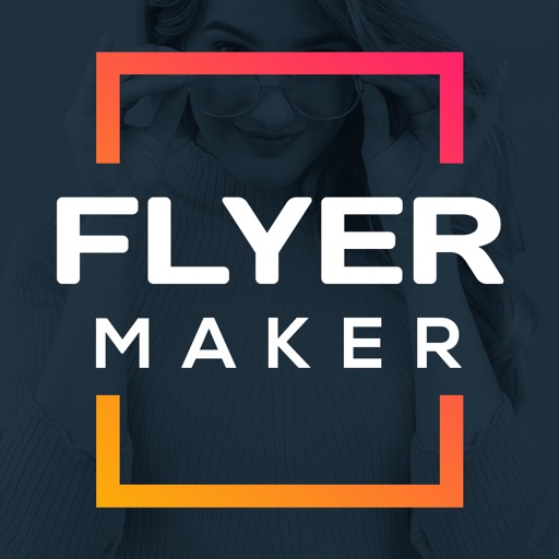 Flyer Maker Poster Design Icon
