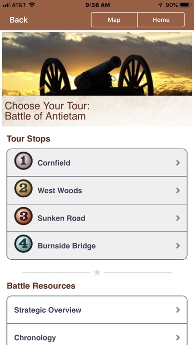 How to cancel & delete Antietam Battle App from iphone & ipad 3