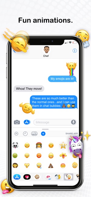 Moji Maker Emoji Avatar On The App Store - how to put an emoji on a roblox chat