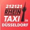 Mit der Taxi-App von Rhein-Taxi 212121 bestellen Sie Ihr Taxi mit nur 2 Klicks