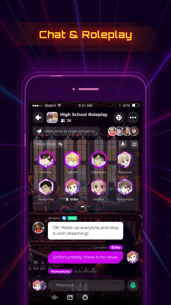 Project Z Chat, Roleplay App for iPhone Free Download Project Z