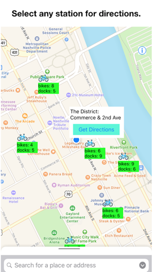 Bike Stations Nashville(圖2)-速報App