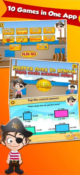 Game screenshot Pirates Goes to 3rd Grade mod apk