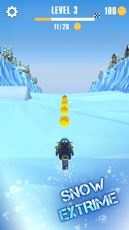 Flippy Snowmobile Race