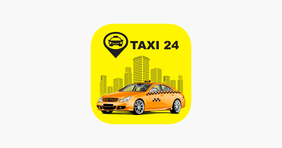 Фон для приложения такси. Такси 24. Много такси.