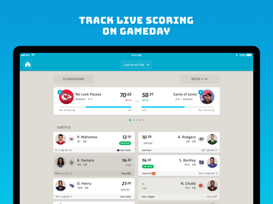 NFL Fantasy Football - Official NFL Fantasy App screenshot