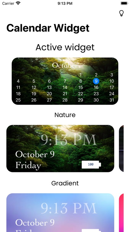 Widget - Color Calendar