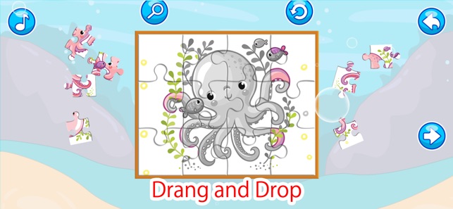 Sea Animal Puzzles for toddler(圖4)-速報App