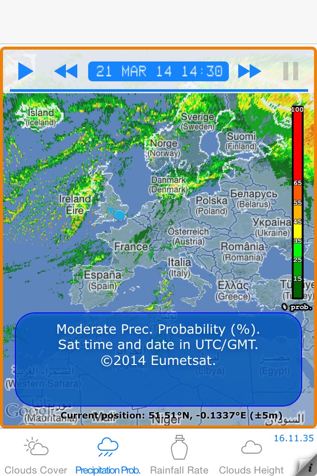 Meteo Sat screenshot 3