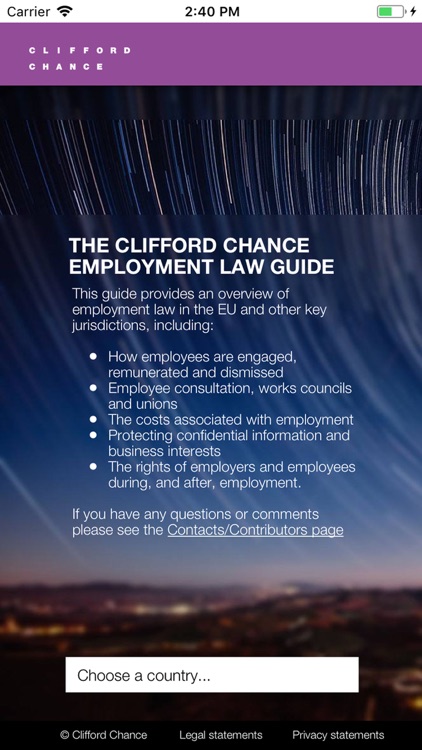 Clifford Chance Employment Law