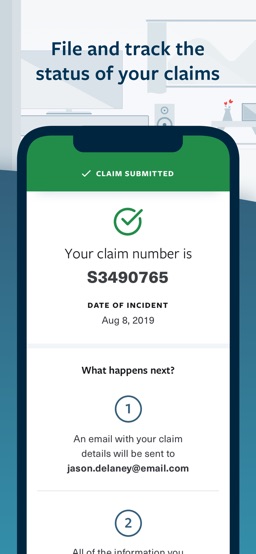 Travelers Mobile app screenshot