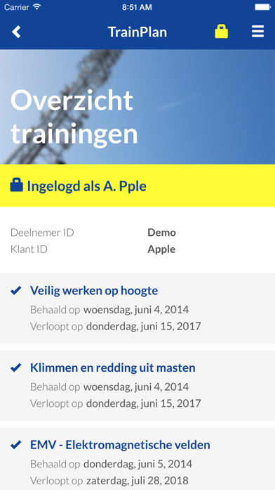 How to cancel & delete TrainPlan – veilig werken op hoogte training from iphone & ipad 2