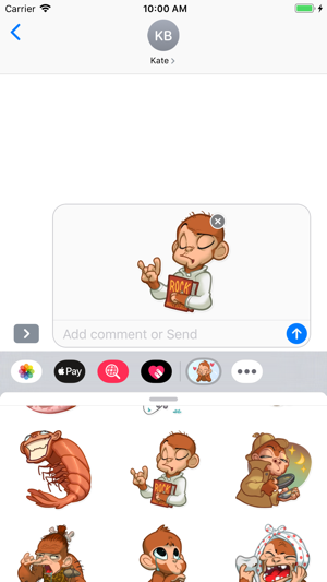 Monkey Stickers(圖4)-速報App