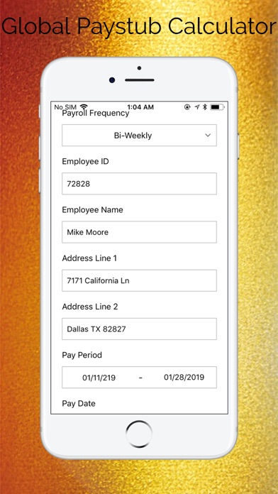 global paystub calculator app