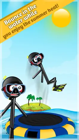 Game screenshot Stickman Water Trampoline hack