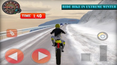 Winter Skill Driving Motorcycl screenshot 3