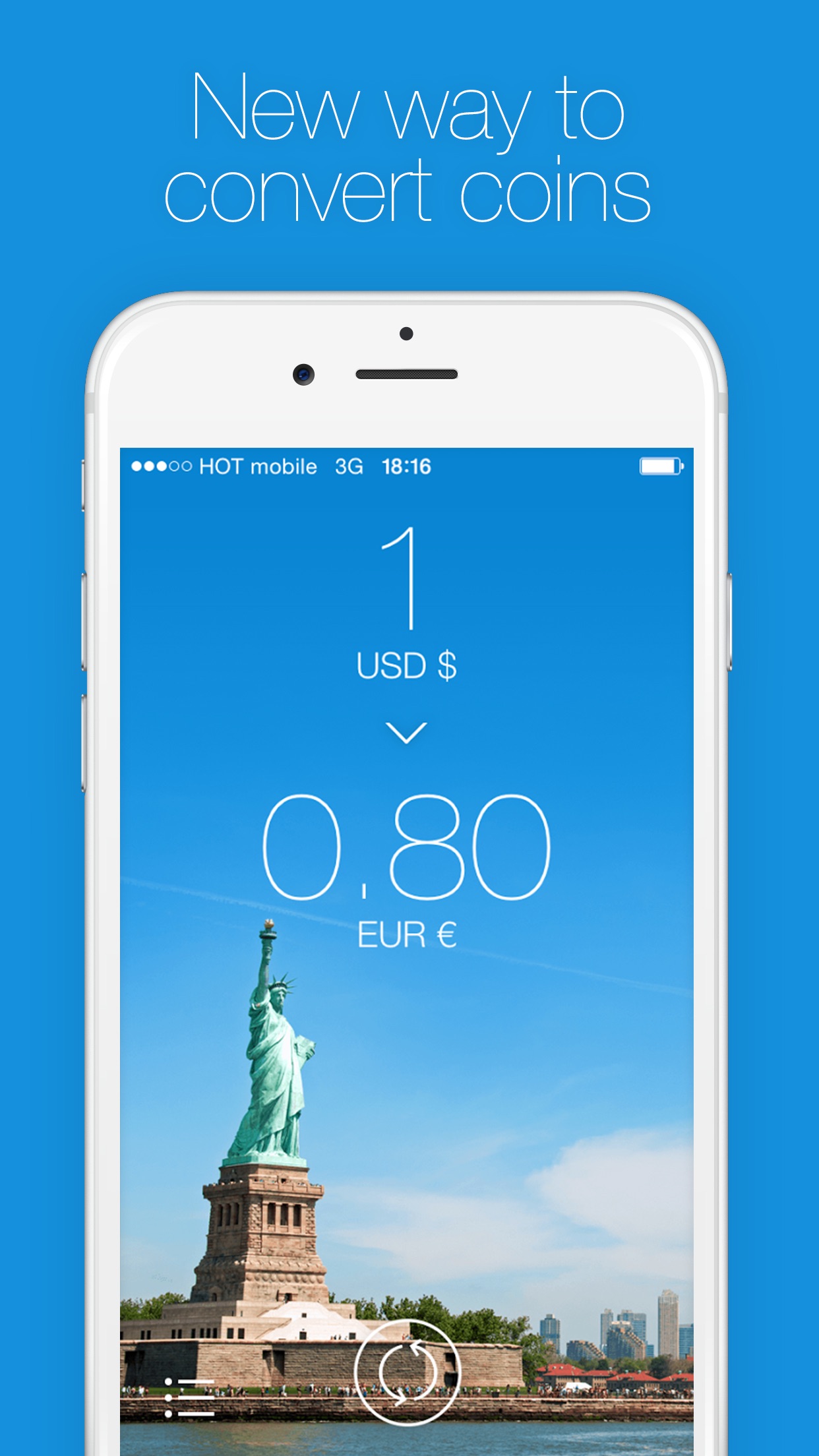 Screenshot do app Change - Currency Converter
